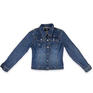 Just USA Cotton Denim Jean Jacket Womens S